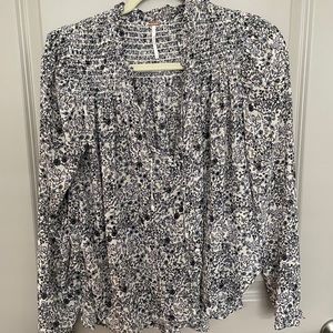 FreePeople Floral Blouse
